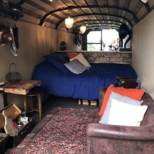 Myrtle the glamping truck at Larchfield Estate by RecklessHen
